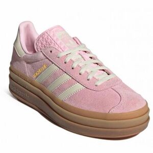 Women’s Adidas Gazelle Bold in Clear Pink Gum size 8